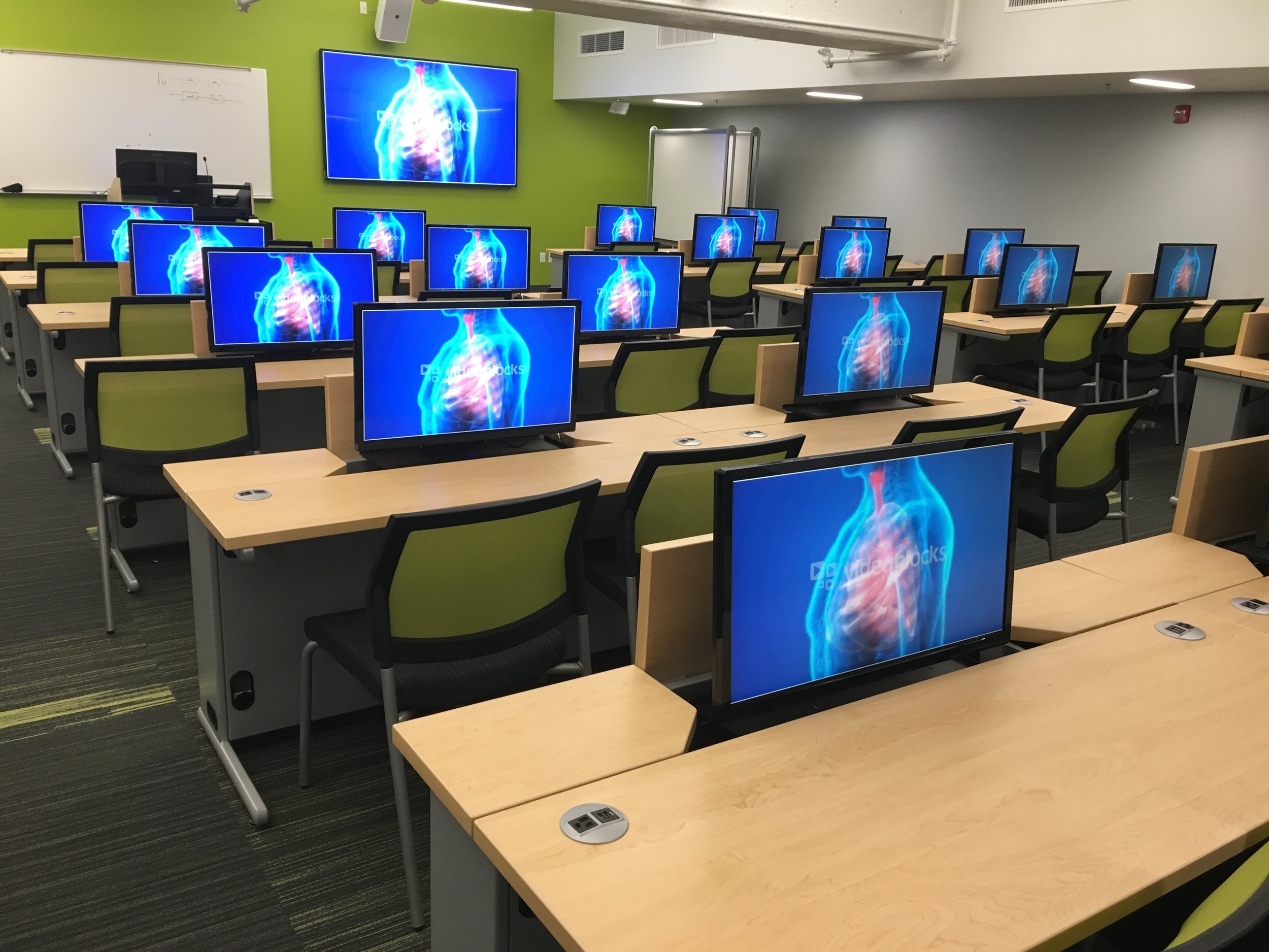 Computer Comforts Hide-Away AV Tables at University of Nevada, Las Vegas