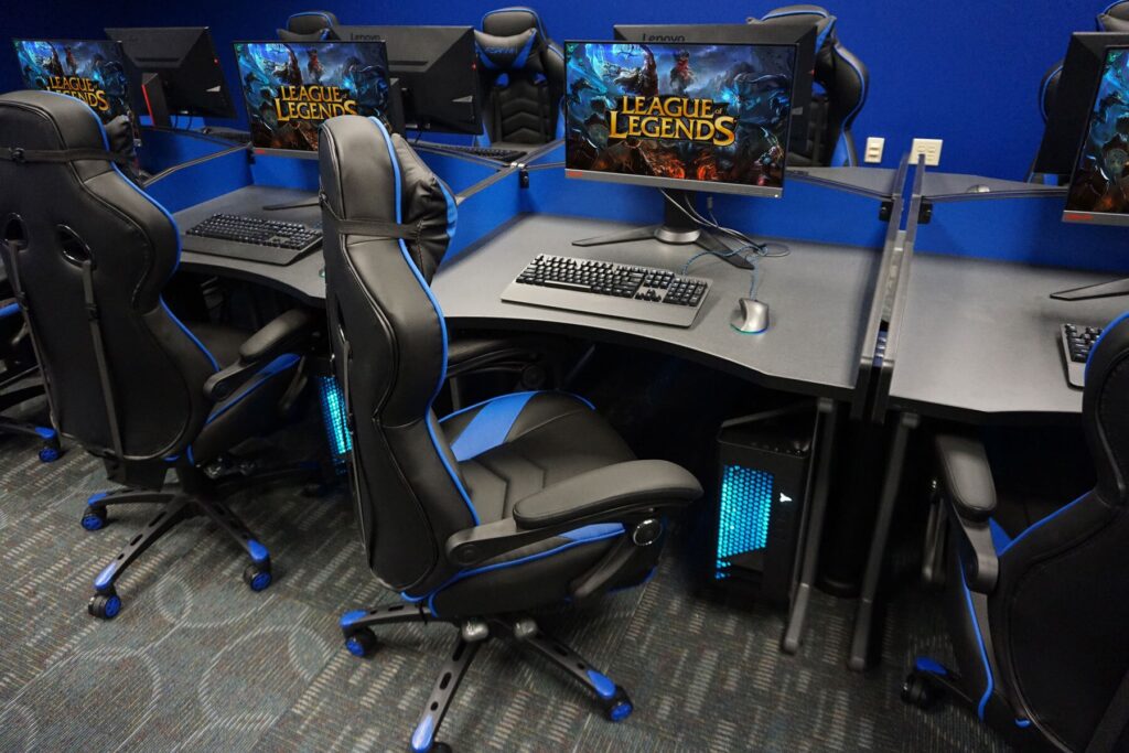 Computer Comforts' MOBA Esports Tables with CPU Holder