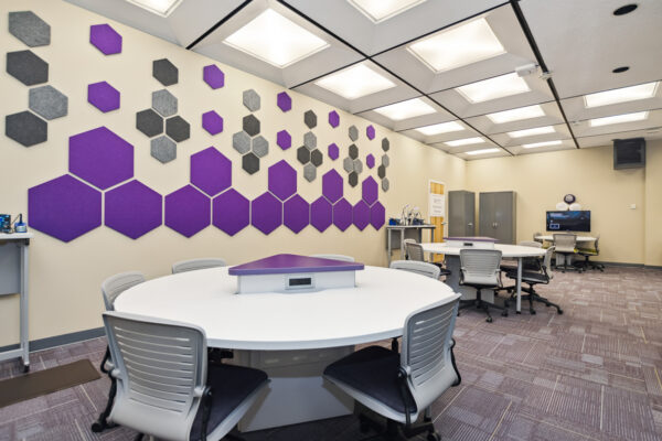 Computer Comforts furniture installed at University of Bridgeport