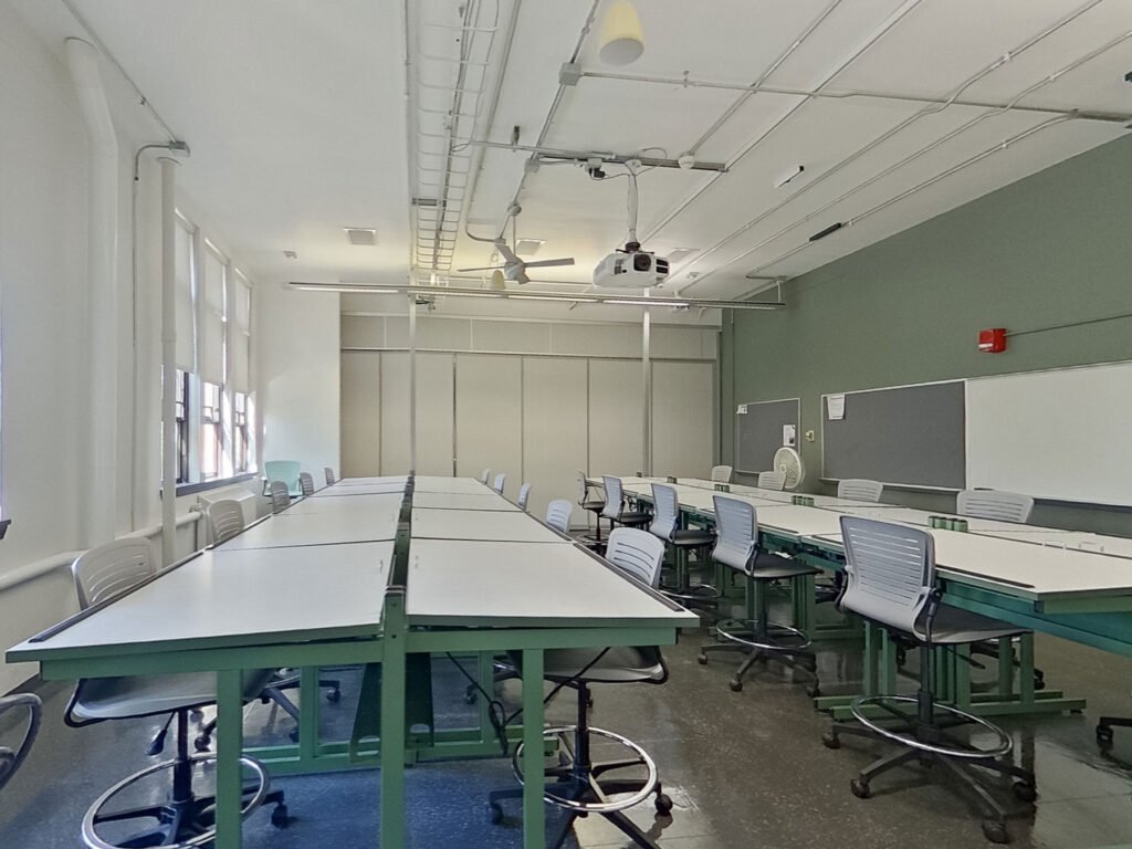 Furniture installation at Michigan State University featuring the .