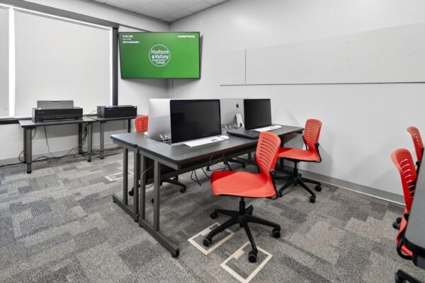 Computer Comforts furniture installed at Hudson Valley Community College
