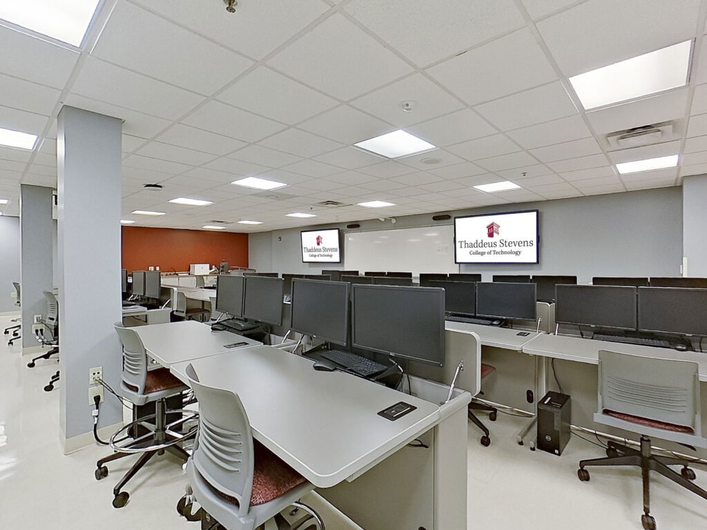 Furniture installation at Thaddeus Stevens College of Technology featuring the .