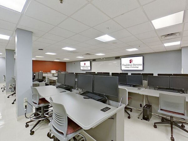 Computer Comforts furniture installed at Thaddeus Stevens College of Technology