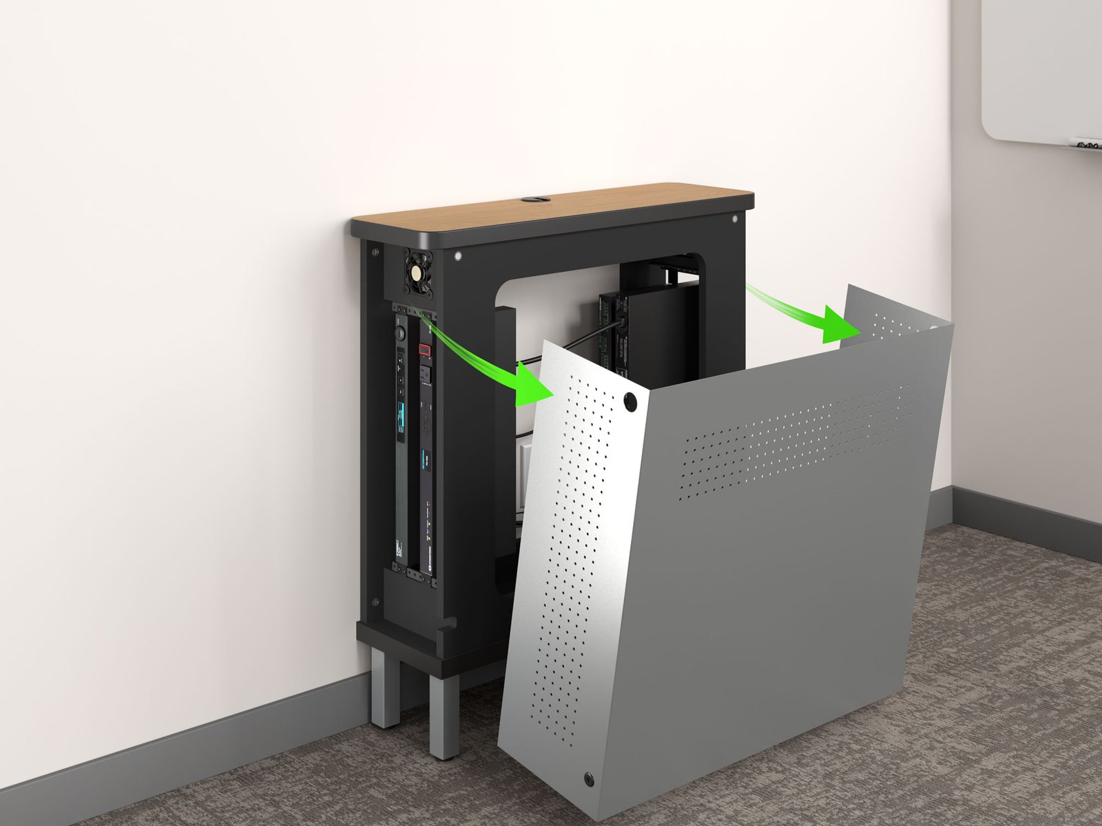 2026-02-02_AV_HUB_With_Hardware_on_Feet_Door_Off