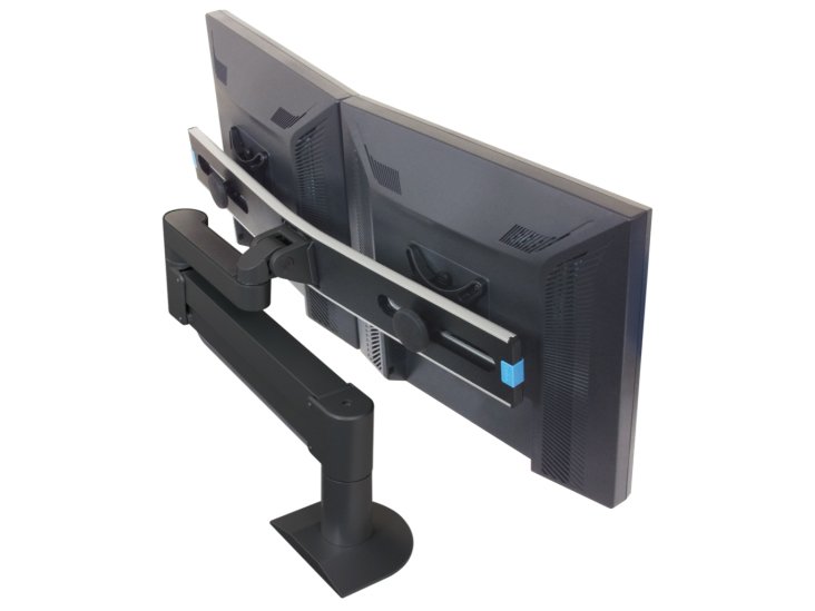 7500 Wing Articulating Dual Monitor Arm - Slider Image 02