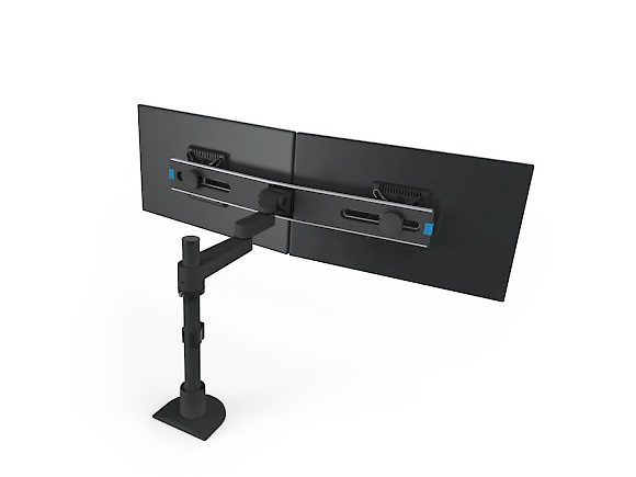 9112 Switch Articulating Dual Monitor Pole Mount