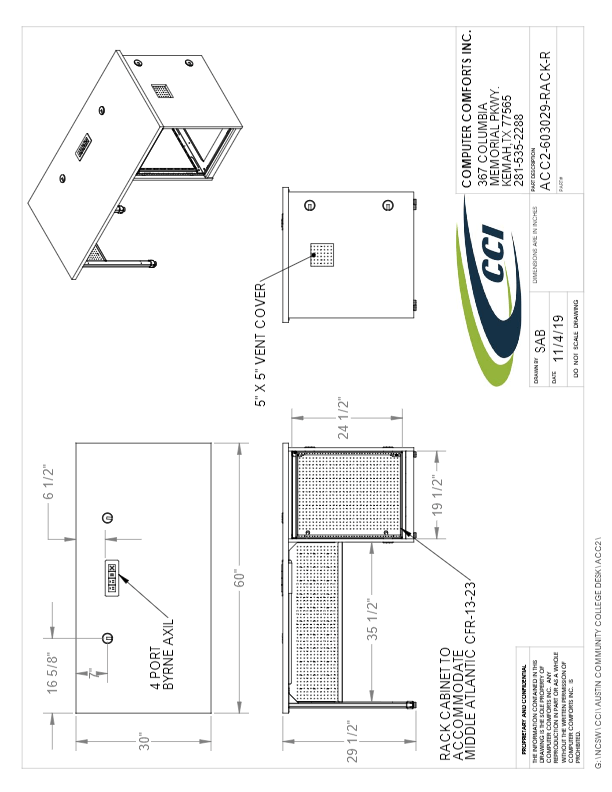 #ACC2-603029-RACK-R