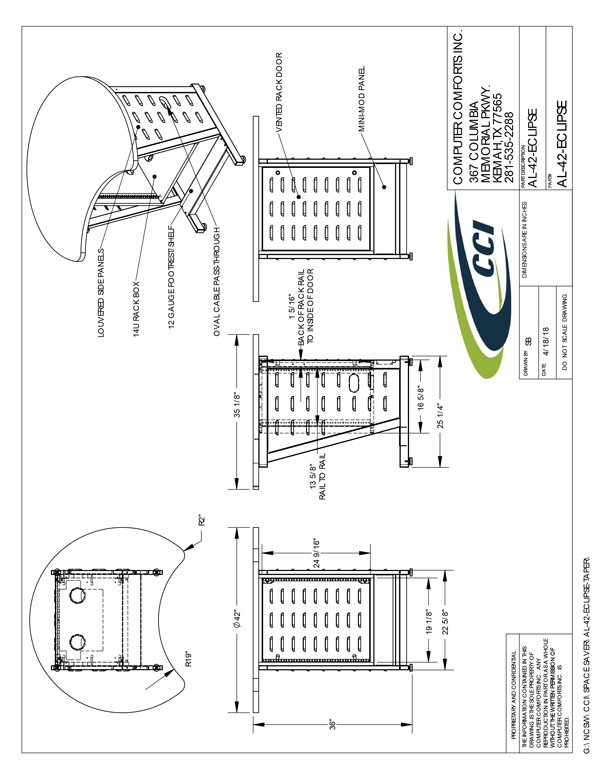 CAD Drawing for #AL-42-ECLIPSE