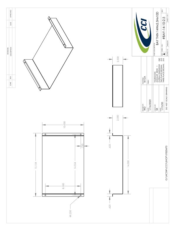 CAD Drawing for #BAY-14-10-2