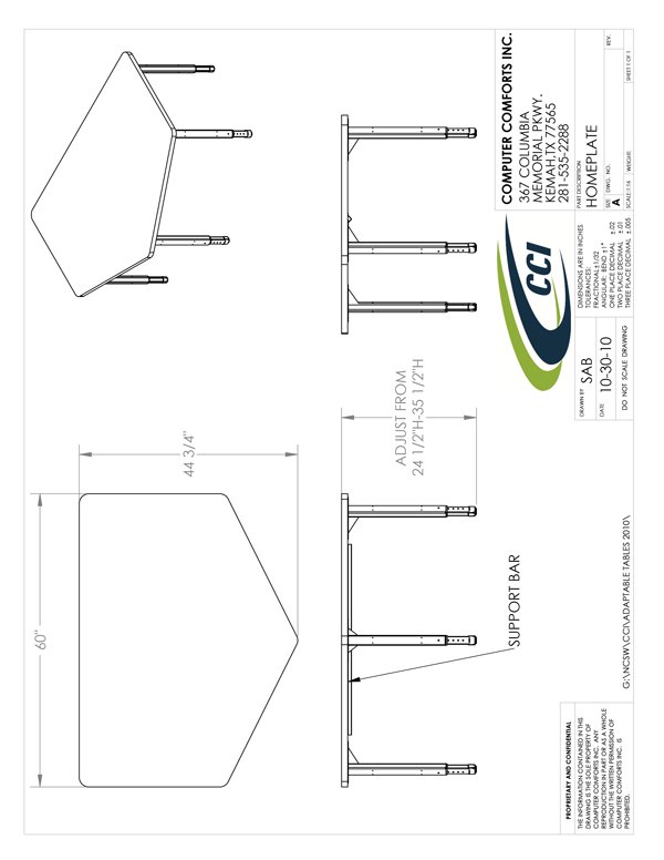 CAD Drawing for #HOMEPLATE