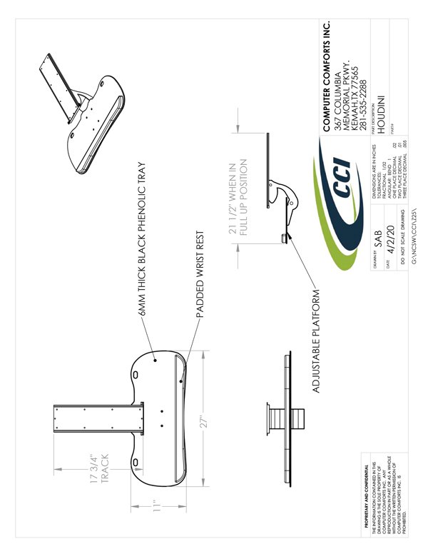 CAD Drawing for HOU-ARM