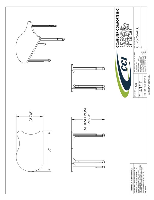Koi Table for #KOI-3624-ADJ