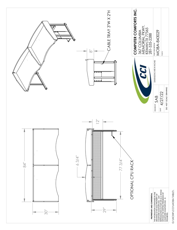 CAD Drawing for #MOBA-843029-CRV