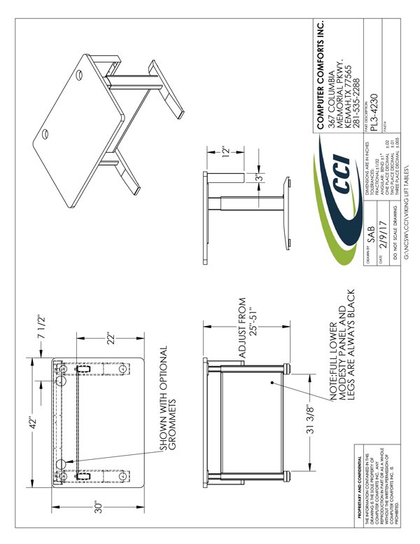 CAD Drawing for #PL3-4230