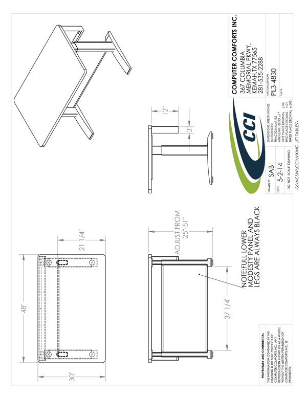 CAD Drawing for #PL3-4830