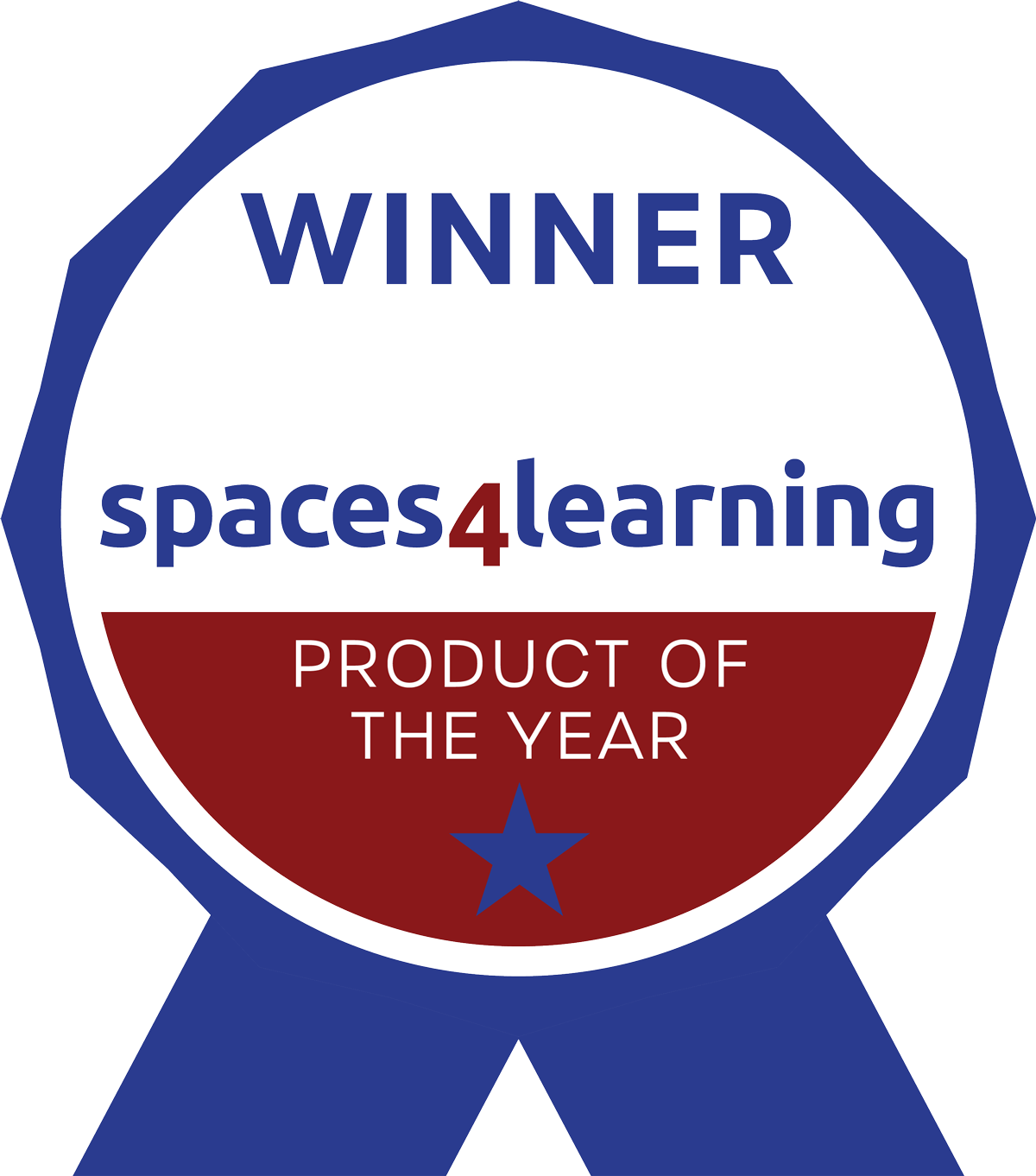 Spaces4Learning 2025 Product of the Year award badges