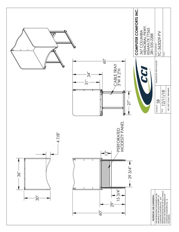 CAD Drawing for #TC-363029-PV