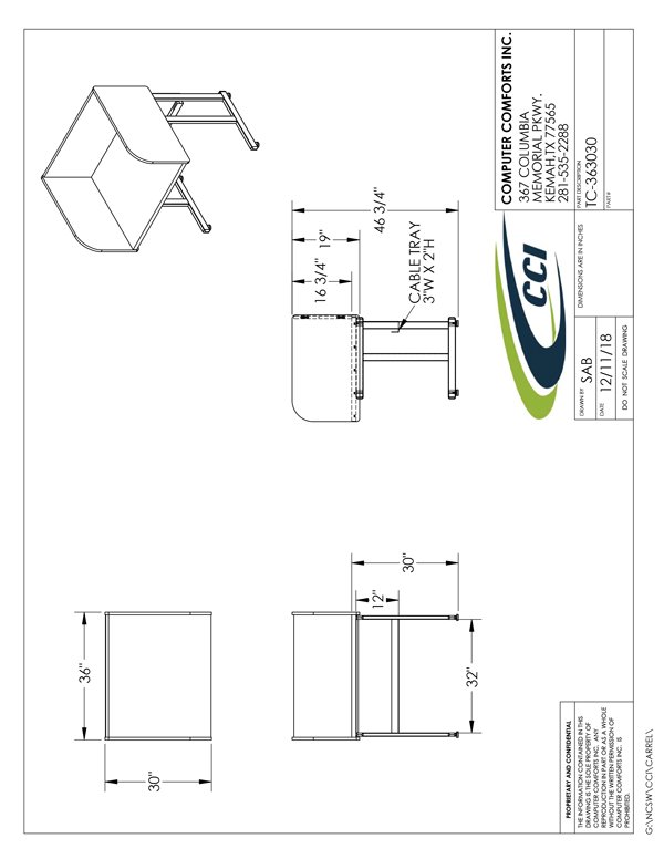 CAD Drawing for #TC-363030