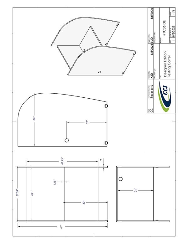 CAD Drawing for #TC36-DE