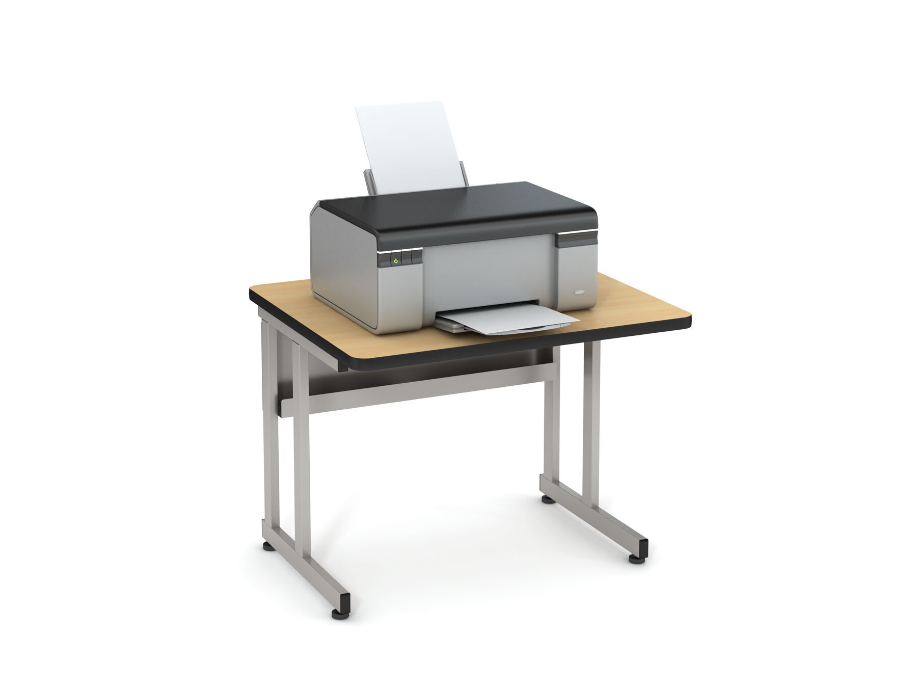 Computer Comforts basic printer table for computer labs and classrooms