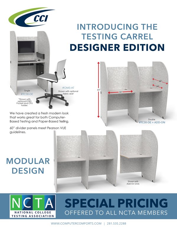 Brochure for Designer Edition Testing Carrel