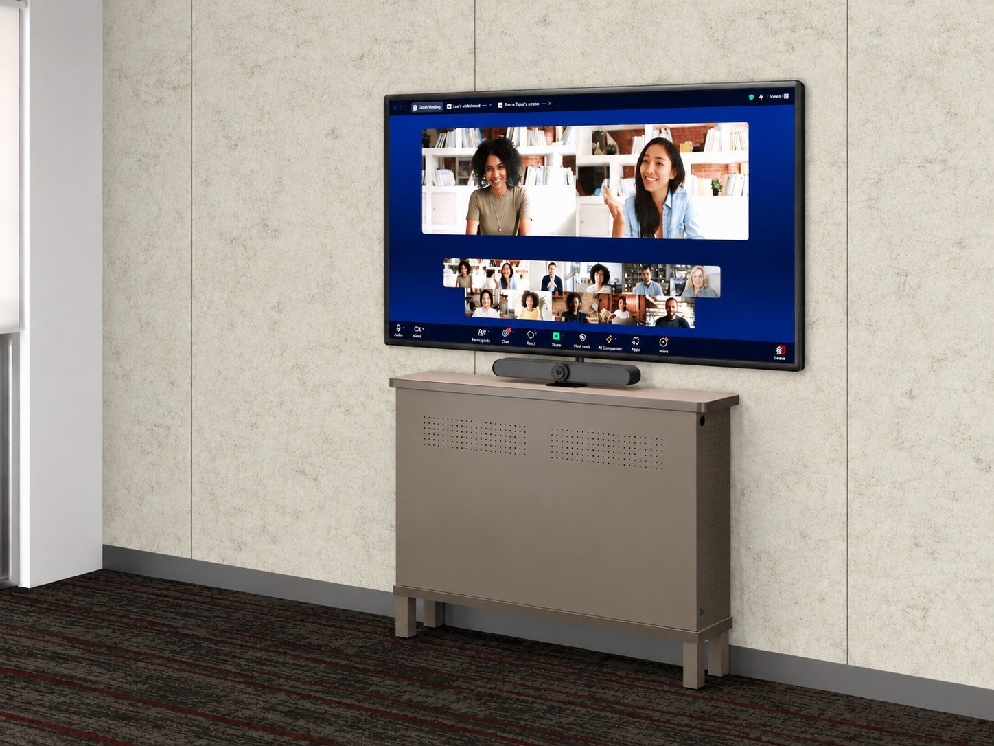 coligo_wall_covering_cream_conference_room_with_video_wall