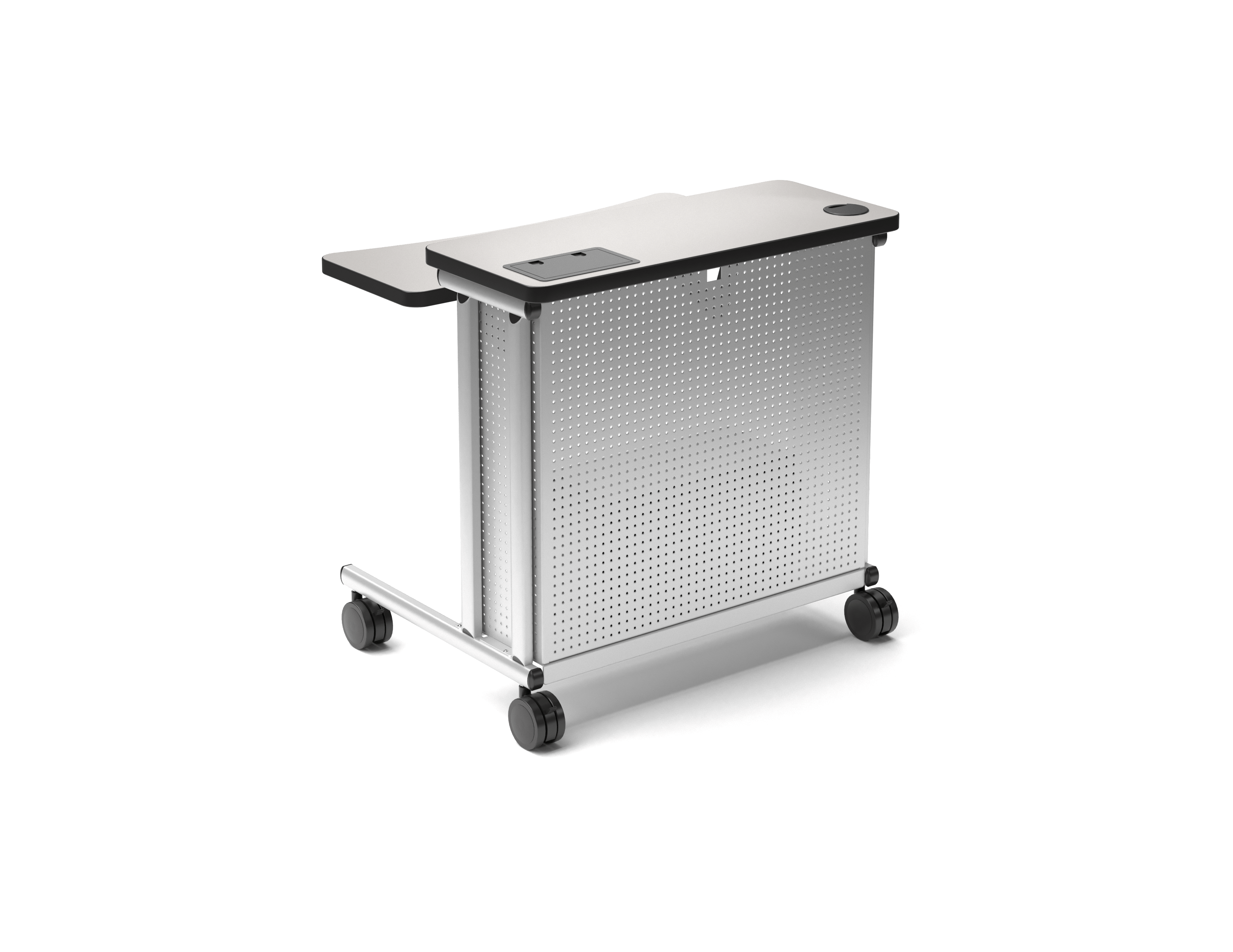 Computer Comforts Freedom Instructor Cart with adjustable height surface