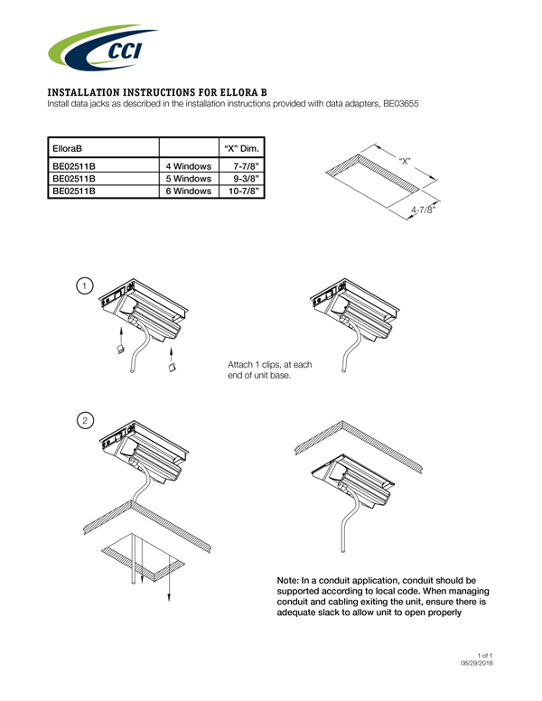 Installation Instructions for Ellora B