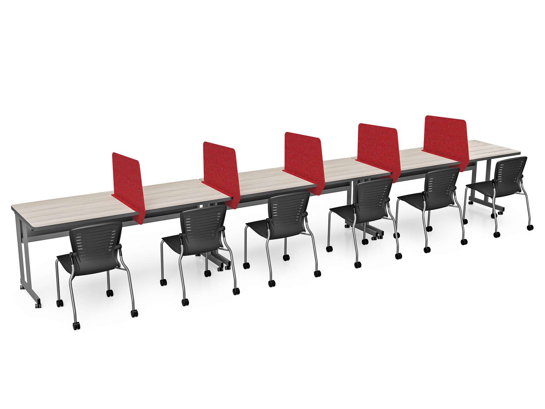 Computer Comforts Intego Divider Panels for classroom tables