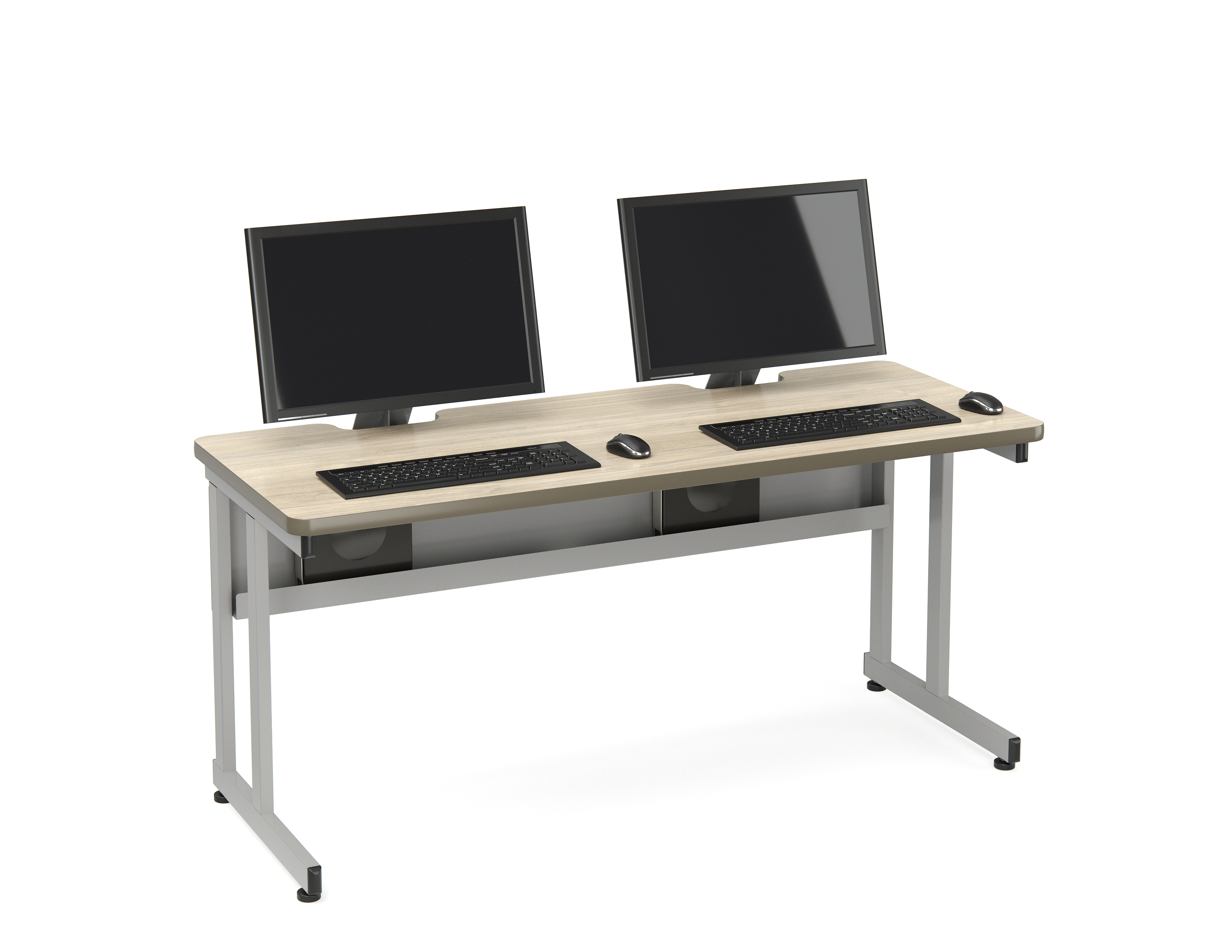 Computer Comforts LCD Secure Table for classrooms and computer labs