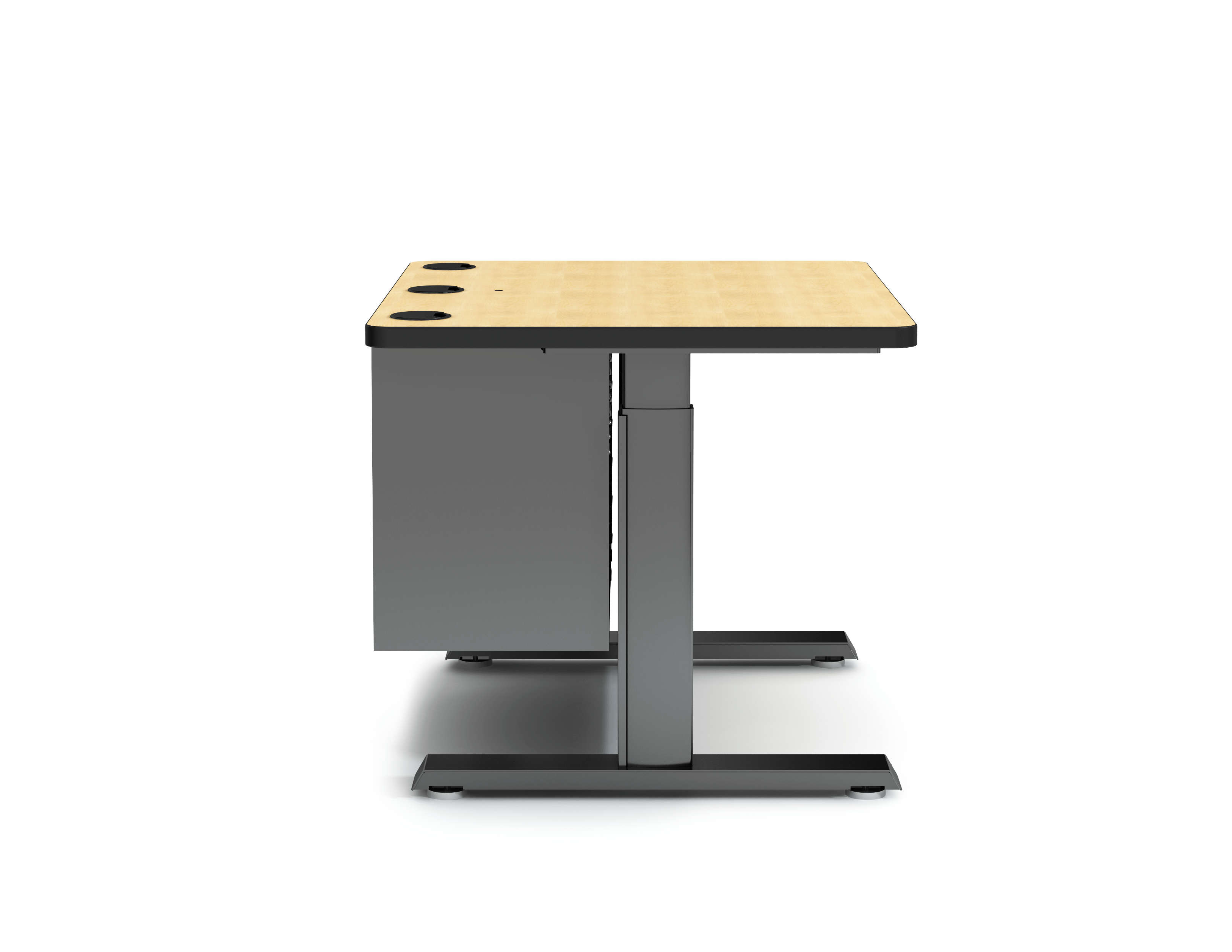 Computer Comforts Power Lift AV height adjustable lectern with 10U AV Cabinet