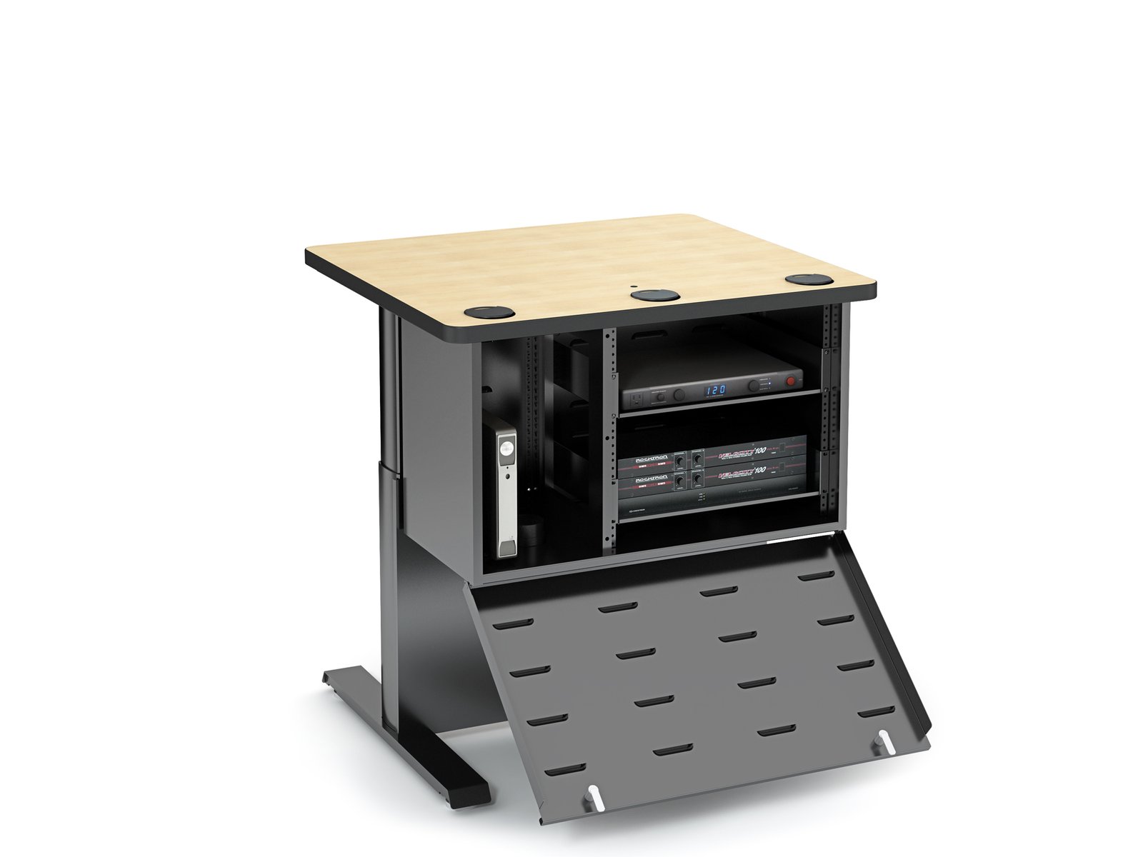 Power Lift AV Lectern - Slider Image 01