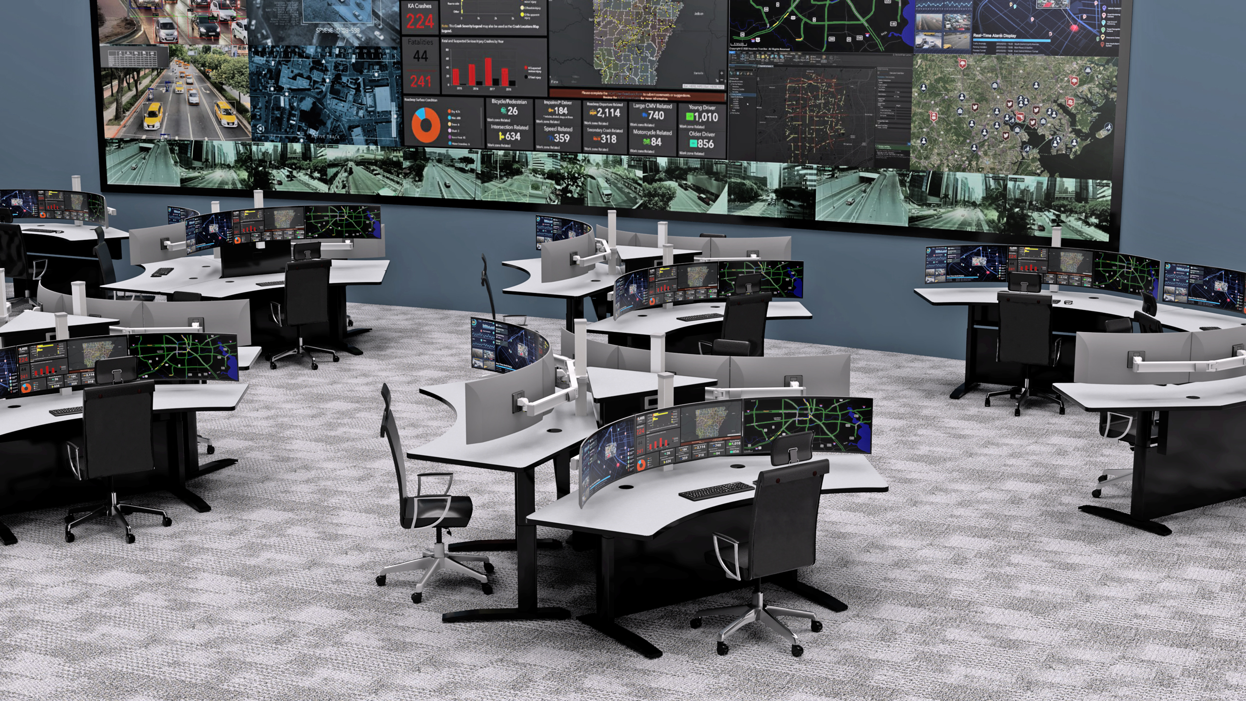 Classroom featuring the Power Lift Command by Computer Comforts, Inc.