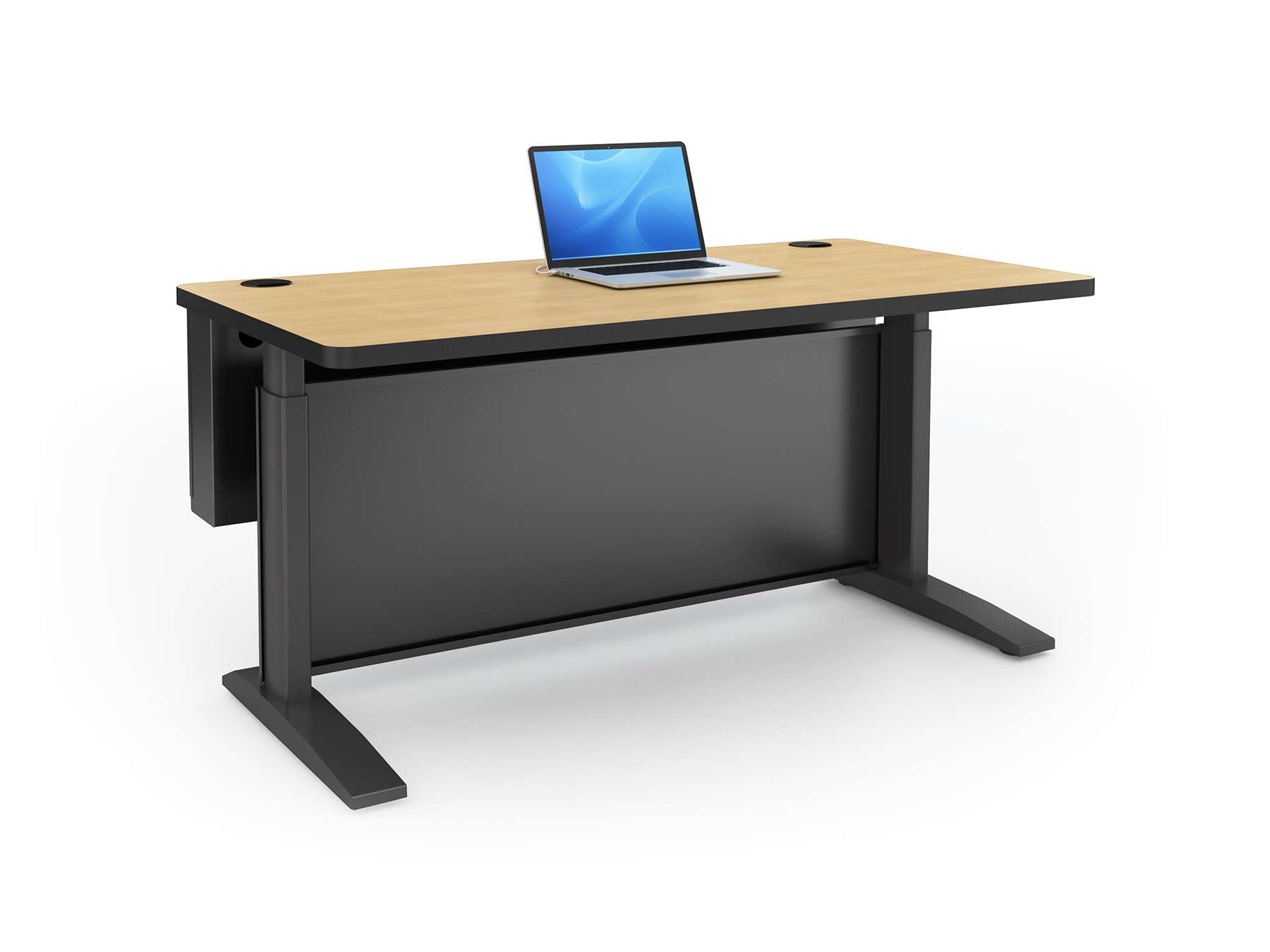 Computer Comforts Power Lift EB adjustable height lectern with electronics bay