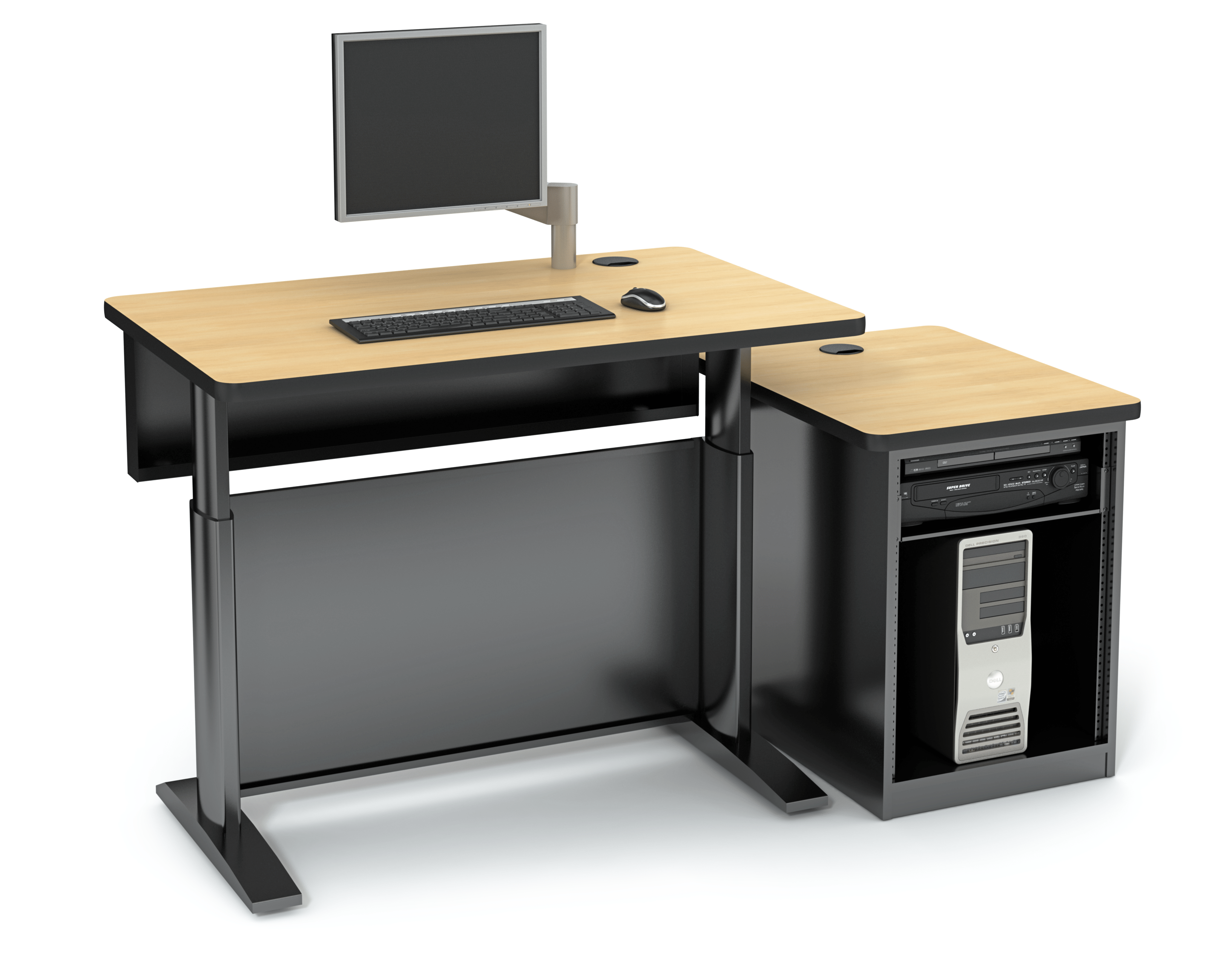 Computer Comforts Power Lift adjustable height lectern