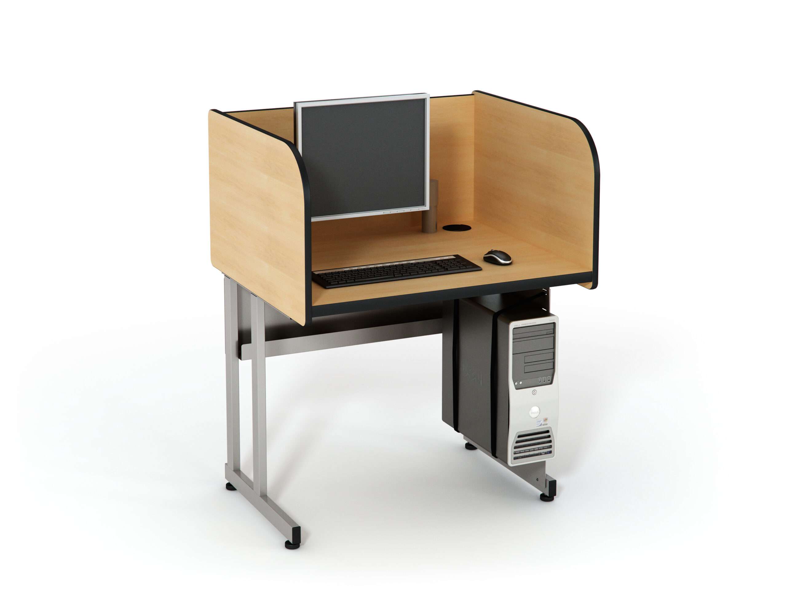 Computer Comforts multi-purpose testing and study carrel