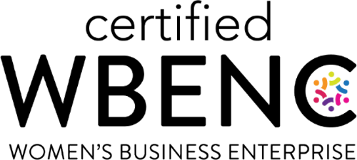 Women Owned, certified by the Women's Business Enterprise National Council